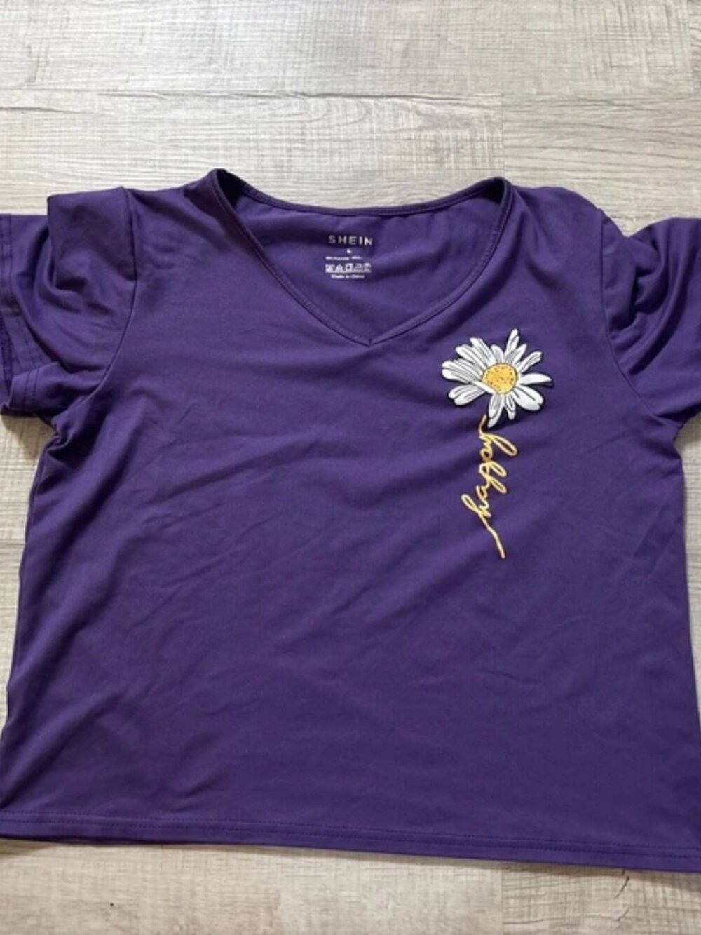 Size large crop top